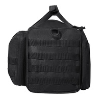 Range Bag for 3 Pistols Tactical Gun Range Bag Single Shoulder Strip Black