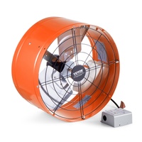 380 mm Gable Mount Fan 1650 CFM Attic Vent Fan with Adjustable Thermostat