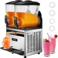 Commercial Slush Machine Margarita Slush Maker 2x15L Frozen Drink Machine