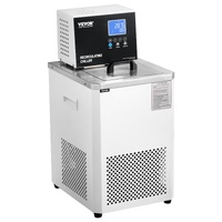 Laboratory Chiller Circulator, 6L Chiller Lab Low Temperature Cooling Liquid, 23°F-212°F Circulator Pump Chiller, LCD Display, 304 Stainless Steel Wat