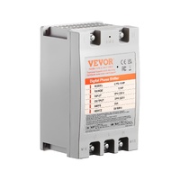 3 Phase Converter - 10HP 30A 220V Single Phase to 3 Phase Converter, Digital Phase Shifter for Residential and Light Commercial Use, 220V Input/Output