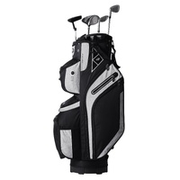 Golf Cart Bag with 14 Way Organizer Divider Top, 13 Pockets Premium Cart Bag, Durable 600D Polyester Fabric Golf Bags with Handles & Dust Cover & Deta