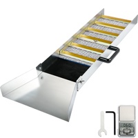 Aluminum Alloy Sluice Box, Compact 36" Mini Sluice Boxes for Gold, Lightweight Gold Sluice Equipment, Portable Sluice Boxes with Miner\'s Moss, River,
