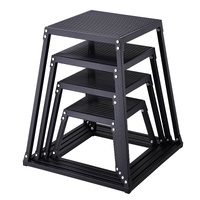 Plyometric Jump Boxes, 12/18/24/30 Inch Plyo Box, Platform and Jumping Agility Box, Anti-Slip Fitness Exercise Step Up Box Set for Home Gym Training, 