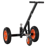 Trailer Dolly, 1000lbs Tongue Weight Capacity, Carbon Steel Trailer Mover with 2 inch Ball, 14 inch Pneumatic Tires, Portable Tow Dolly for Moving RV 