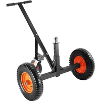 Adjustable Trailer Dolly, 1000lbs Tongue Weight Capacity, Carbon Steel Trailer Mover with 19''-26'' Adjustable Height & 2'' Ball, 16'' Pneumatic Tires