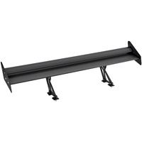 GT Wing Car Spoiler, 53.1 inch Universal Spoiler with Double Deck, Adjustable Lightweight Aluminum, Car Rear Spoiler Wing, Racing Spoiler BGW/JDM Drif