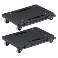 Furniture Dolly, 500 lbs Capacity Each Count, Furniture Mover with Wheels, Portable Moving Rollers 4 Wheels Heavy Duty, Small Flat Dolly Cart with Int