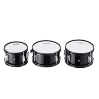 Kids Drum Set, 5-Piece, 406.4 mm Beginner Full Drum Set with Bass Toms Snare Floor Drum Adjustable Throne Cymbal Hi-Hat Pedal and Two Pairs of Drumsti