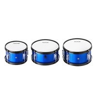 Kids Drum Set, 5-Piece, 406.4 mm Beginner Full Drum Set with Bass Toms Snare Floor Drum Adjustable Throne Cymbal Hi-Hat Pedal and Two Pairs of Drumsti