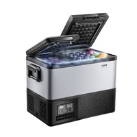 Portable Car Refrigerator Freezer Compressor 35L Dual Zone for Car Home