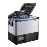 Portable Car Refrigerator Freezer Compressor 45L Dual Zone for Car Home