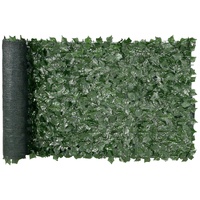 Ivy Privacy Fence, 990 x 2490 mm Artificial Green Wall Screen, Greenery Ivy Fence with Mesh Cloth Backing and Strengthened Joint, Faux Hedges Vine Lea
