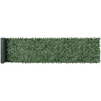 Ivy Privacy Fence, 39 x 198in Artificial Green Wall Screen, Greenery Ivy Fence with Mesh Cloth Backing and Strengthened Joint, Faux Hedges Vine Leaf D