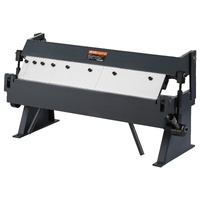 Box and Pan Brake, 610 ± 10 mm, 0-130 Degrees Sheet Metal Bending Brake, Portable Metal Bender with 20 Gauge Low Carbon Steel 14 Gauge Aluminum Capaci