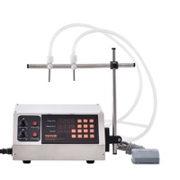 Liquid Filling Machine, 10-4000ml Filling Capacity, Automatic Bottle Filler Machine Bottling Machine Digital Control for Milk, Water, Wine, Beverage, 