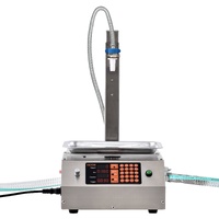 Liquid Filling Machine, 30-15000 g Weighing Capacity, Automatic Bottle Filler Machine Bottling Machine Digital Control for Milk, Water, Oil, Wine, Bev