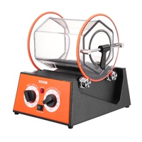 Jewelry Polisher Tumbler, 11lbs/5kg Capacity Mini Rotary Tumbler Machine with 0-60 Minutes Timer, 5 Speeds Jewelry Rotary Finisher for Surface Polishi
