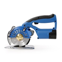 Fabric Cutter, 5-Speed Cordless Electric Rotary Fabric Cutting Machine, 1.1" Cutting Thickness, Octagonal Knife, with Replacement Blade and Battery Ch
