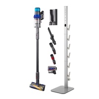 Vacuum Stand, Compatible with Dyson G5 V15 V12 V11 V10 V8 V7 V6 Series Upright Vacuums Cleaners & Accessories, Stable Vacuum Stand Holder with 6 Hooks