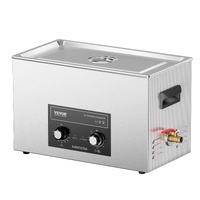 30L Ultrasonic Cleaner with Heater Timer & Basket, Professional Digital Sonic Cavitation Machine, 360W Cleaning Machine for Lab Tools, Metal Parts, Ca