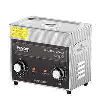 3L Ultrasonic Cleaner with Heater Timer & Basket, Professional Digital Sonic Cavitation Machine, 120W Cleaning Machine for Watch Instruments, Glasses,