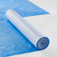 Carpet Protection Film, 40" x 84' Floor and Surface Shield, Easy to Cut Simple Installation, Fiber Fabric Car Mat Protection Film Roll for Constructio