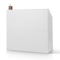 Reception Desk, 1180 x 500 x 1115 mm Rectangular Front Counter Table, Office Reception Desk, Retail Counter and Front Reception Counter, for Checkout,