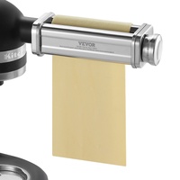 Pasta Attachment for KitchenAid Stand Mixer, Stainless Steel Pasta Sheet Roller Attachment, Pasta Maker Machine Accessory with 8 Adjustable Thickness 