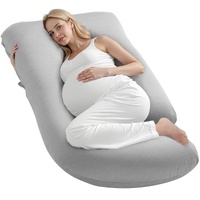Pregnancy Pillow, G-Shaped Maternity Pillow, Full-Body Support Pillow with Removable & Washable Cover, Soft and Breathable Pregnancy Body Pillows for 