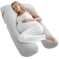 Pregnancy Pillow, U-Shaped Full Body Maternity Pillow for Pregnant Women, Soft and Breathable Pregnant Support Pillows with Removable & Washable Cover