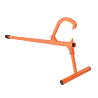 Timberjack, 48 in, Heavy Duty Log Lifter with Metal Handle, Log Roller with Adjustable Cant Hook, Logging Tools Log Jack for Logs Ups to 15" Dia, Timb