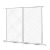 RV Screen Door Protector, 660.4 x 609.6 mm Door Grille, Easy to Install and Disassemble, Reinforced Breathable Protective Mesh, Aluminum Alloy Camper 