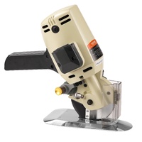 Fabric Cutter, 250W Electric Rotary Fabric Cutting Machine, 1.1" Cutting Thickness, Octagonal Knife, with Replacement Blade and Sharpening Stones, for