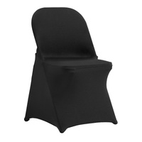 Stretch Spandex Folding Chair Covers, Universal Fitted Chair Cover, Removable Washable Protective Slipcovers, for Wedding, Holiday, Banquet, Party, Ce