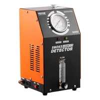 Automotive Smoke Machine Leak Detector, EVAP Vacuum Fuel Leak Tester with Built-in Air Pump, Pressure Gauge & Flow Meter, 2-Mode Vacuum Pipe Fuel Diag