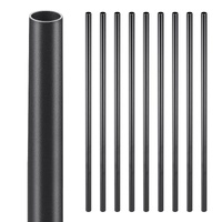 Staircase Balusters 51 Pack, 660 mm Aluminum Stair Balusters, 19 mm Water-Proof Round Metal Spindle Railing, Hollow Deck Railing with Rail Caps & Scre
