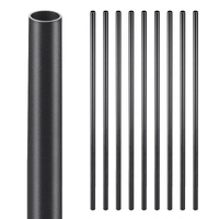 Staircase Balusters 51 Pack, 813 mm Aluminum Stair Balusters, 19 mm Water-Proof Round Metal Spindle Railing, Hollow Deck Railing with Rail Caps & Scre