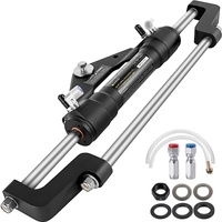 HC5358-3 Front Mount Hydraulic Outboard Steering Cylinder Ram Up To 300HP