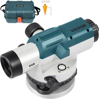 Automatic Optical Level 24X Optical Auto Level Kit High Precision Height/Distance/Angle Level Measure Builders Level with Magnetic Dampened Compensato