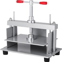 Manual Paper Press Machine, 12x8.6 inch for A4 Sized Papers Flatting Machine, 10cm Thickness Steel Frame Manual Flat Paper Press Machine, Papermaking 