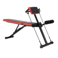 Multi-Functional Weight Bench for Full Body Workout, Roman Chair Hyperextension Bench, 770 lbs Adjustable & Foldable Equipment for Back Arm Core Ab Wo