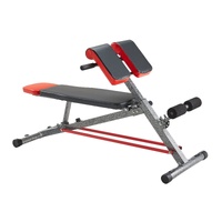 Multi-Functional Weight Bench for Full Body Workout, Roman Chair Hyperextension Bench, 660 lbs Adjustable Extension Equipment for Back Arm Core Ab Wor
