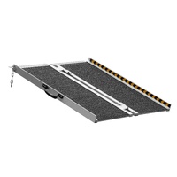 Portable Wheelchair Ramp 2FT, Non-Slip Aluminum Folding Handicap Ramp, Door Threshold Ramps for Wheelchair for Home,Wheel Chair Ramp Steps, Cars, Scoo