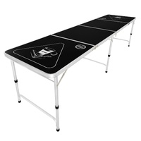 2.4 m Folding Beer Pong Tailgate Table Party Drinking Game Carrying Handle