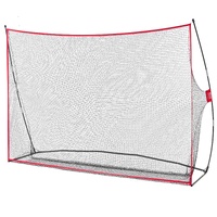 Golf Practice Hitting Net, Huge 10.8x7ft Golf Net, Personal Driving Range for Indoor Outdoor Use, Portable Home Golf Aid Net with Solid Fiberglass Fra