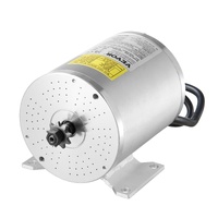 1800W Electric Brushless DC Motor Kit - 48V 4500rpm Motor with Upgraded Speed Controller and Throttle Grip Kit for Go Karts E-Bike Motorcycle Scooter 