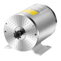 1800W Electric Brushless DC Motor Kit - 48V 4500rpm Motor with Upgraded Speed Controller, Throttle Grip Kit for Go Karts E-Bike Motorcycle Scooter