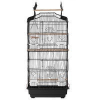Bird Flight Cage 39 in Hanging Metal Parakeet Cage for Cockatiels Parrot