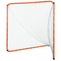 Lacrosse Goal, 6' x 6' Lacrosse Net, Steel Frame Backyard Lacrosse Training Equipment, Portable Lacrosse Goal with Carry Bag, Quick & Easy Setup, Perf